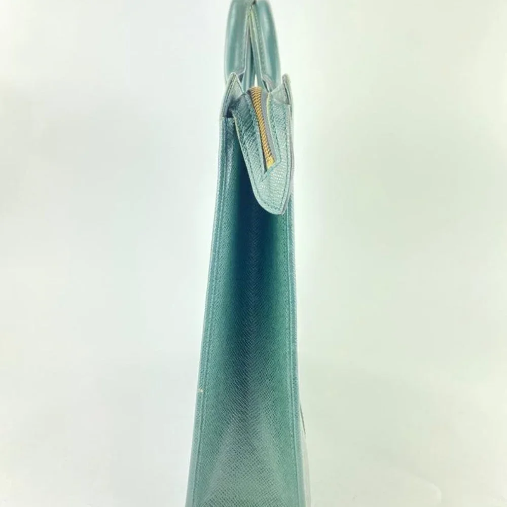 Louis Vuitton Green Taiga Leather Lozan Attache